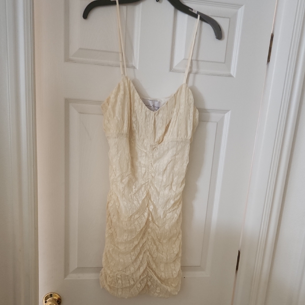 Charles Henry Ivory Lace Dress